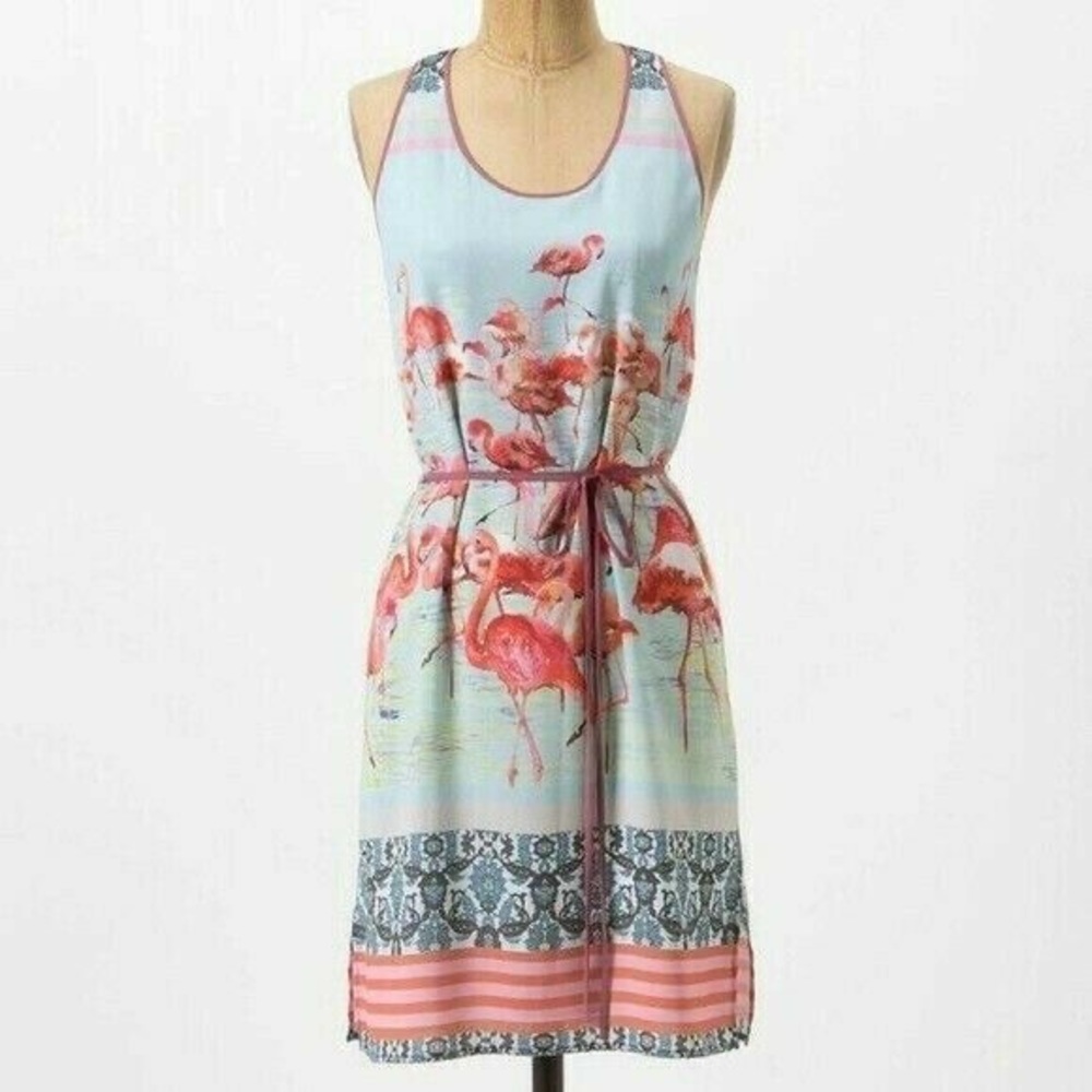 Dream Daily (Anthropologie) Flamingo Dress